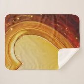 金ゴールド共振ハートシェルパブランケット シェルパブランケット (正面(横))