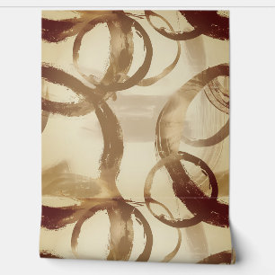 金ゴールド円円形 壁紙