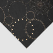 金ゴールド円星図（黒）  薄葉紙 (詳細)