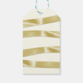 金ゴールド写真のトリミング ギフトタグ (裏面)