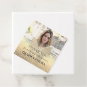 金ゴールド写真キンセアニェラありがとう フェイバータグ (インサイチュ)