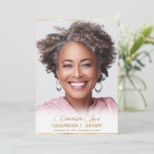 金ゴールド写真葬儀 プログラム (スタンド正面)