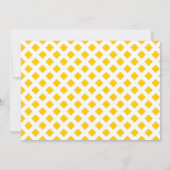 金ゴールド写真80th誕生日パーティーへの招待 招待状 (裏面)