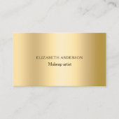 金ゴールド写真Qrコードのソーシャルメディアのアイコン 名刺 (正面)