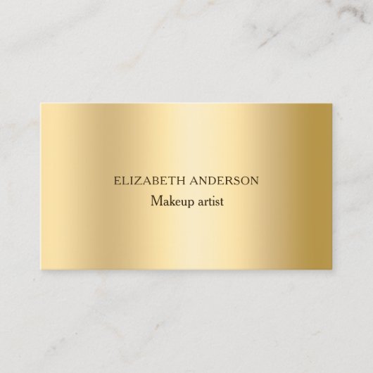 金ゴールド写真Qrコードのソーシャルメディアのアイコン 名刺 (正面)