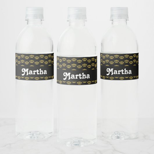 金ゴールド冠 ペットボトルラベル (ボトル)