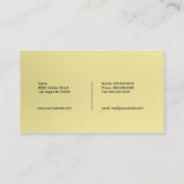 金ゴールド冠 名刺 (裏面)