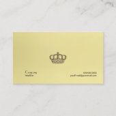 金ゴールド冠 名刺 (正面)