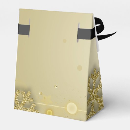 金ゴールド冬40歳の誕生日ありがとう フェイバーボックス (裏面サイド)