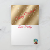 金ゴールド冬 カード (内部)