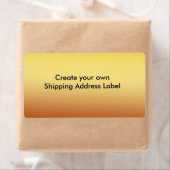 金ゴールド出荷住所 シール (インサイチュ)