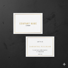 金ゴールド効果,金ゴールド 縁ど 名刺