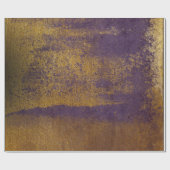 金ゴールド動揺してプラムパープルラップ ラッピングペーパー (フラット)