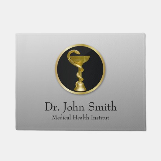 金ゴールド医療プロフェッショナル衛生器具 ドアマット (正面)