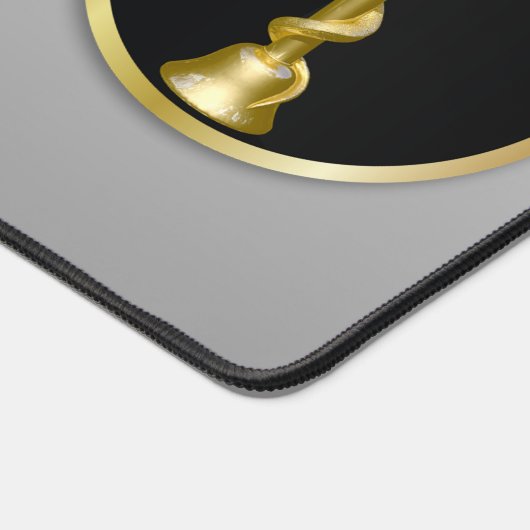 金ゴールド医療衛生プロフェッショナルボウル デスクマット (コーナー)