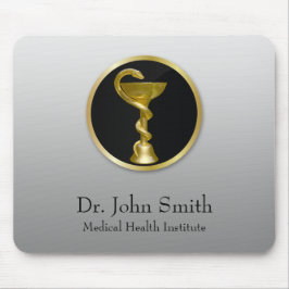 金ゴールド医療衛生ボウルプロフェッショナル マウスパッド