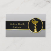 金ゴールド医療衛生ボウルプロフェッショナル 名刺 (正面)