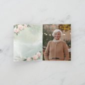 金ゴールド十字花写真追悼会 招待状 (内部)