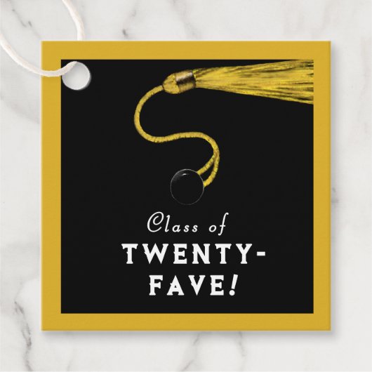 金ゴールド卒業2025 フェイバータグ (正面)