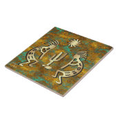 金ゴールド南西ココペリセラミックタイル タイル (側面)