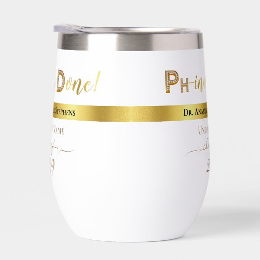 金ゴールド博士後期課程の卒業式パーティー (右面)