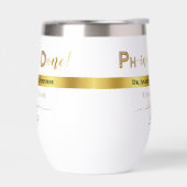 金ゴールド博士後期課程の卒業式パーティー (左面)