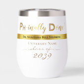 金ゴールド博士後期課程の卒業式パーティー (背面)