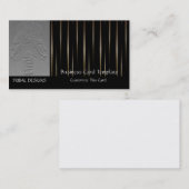 金ゴールド博物館アフリカマスク部族美術館 名刺 (正面/裏面)