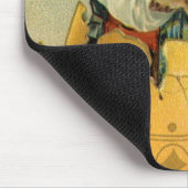 金ゴールド卵のヴィンテージイースタービクトリアン マウスパッド (コーナー)