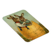 金ゴールド卵のヴィンテージイースタービクトリアン マグネット (右側)