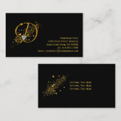 金ゴールド及びダイヤモンドはD Stardustの名刺に署名します 名刺 (正面/裏面)