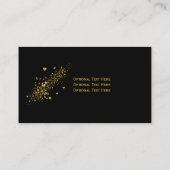 金ゴールド及びダイヤモンドはG Stardustの名刺に署名します 名刺 (裏面)