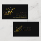 金ゴールド及びダイヤモンドはH Stardustの名刺に署名します 名刺 (正面/裏面)