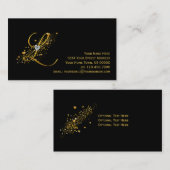 金ゴールド及びダイヤモンドはL Stardustの名刺に署名します 名刺 (正面/裏面)