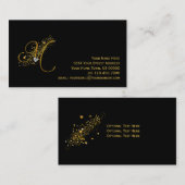 金ゴールド及びダイヤモンドはM Stardustの名刺に署名します 名刺 (正面/裏面)
