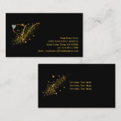 金ゴールド及びダイヤモンドはV Stardustの名刺に署名します 名刺 (正面/裏面)