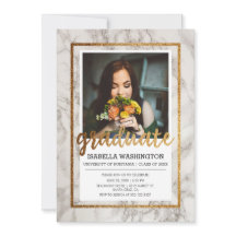 金ゴールド及び大理石のタイポグラフィ|の写真の卒業パーティー