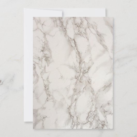 金ゴールド及び大理石のタイポグラフィ|の写真の卒業パーティー 招待状 (裏面)