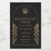 金ゴールド及び裏移りタロットキャンドルラベル フードラベル (シングルラベル)