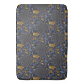 金ゴールド及び銀青色溶融金属 バスマット (正面縦)