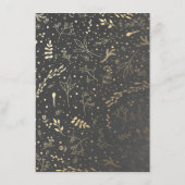 金ゴールド及び黒板フローラ結婚リース詳細 エンクロージャーカード (裏面)