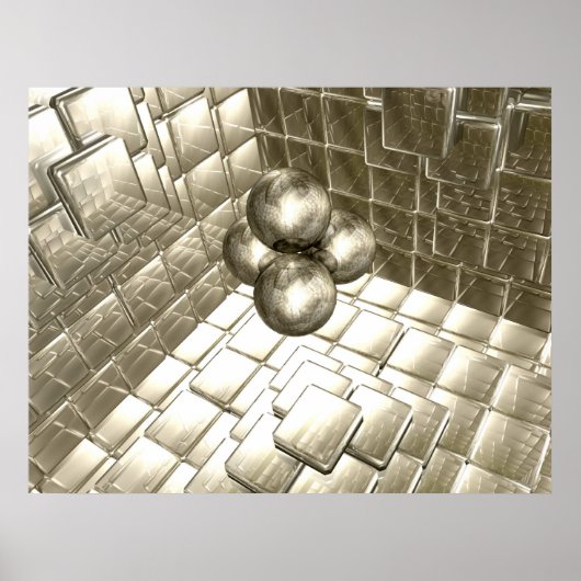 金ゴールド反射室 ポスター (正面)