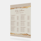 金ゴールド取り込み紙価格表 アクリルサイン (傾斜)