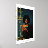 金ゴールド名写真卒業 箔ポスター (レイダウン)