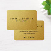 金ゴールド名刺 (デスク)