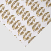 金ゴールド唇パターン 薄葉紙 (詳細)