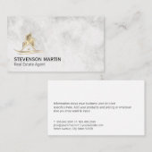 金ゴールド商業住宅地 名刺 (正面/裏面)