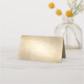 金ゴールド四角形中国の二重結婚幸せ プレイスカード (裏面)