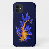 金ゴールド図解入りの、写真付きのとブルーリーフェシードラゴン Case-Mate iPhoneケース (裏面)