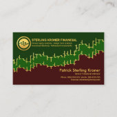 金ゴールド在庫予測グラフ財務コンサルタント 名刺 (正面)